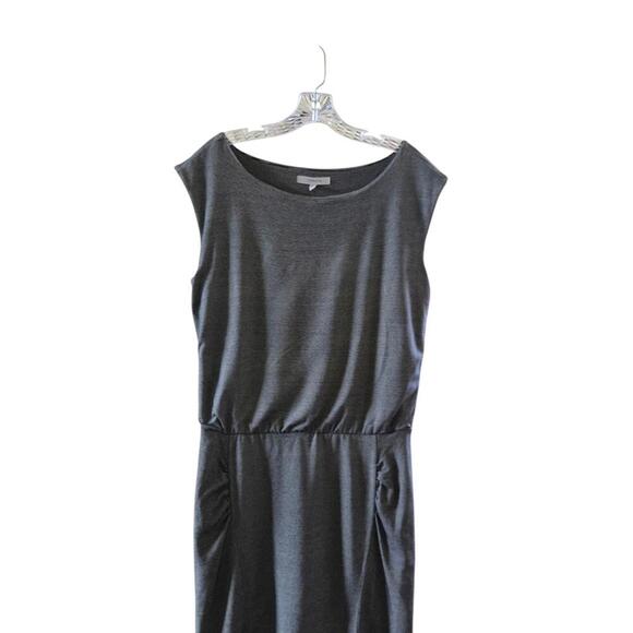 Athleta Gray Sleeveless Casual Women's Dress - Picture 2 of 6